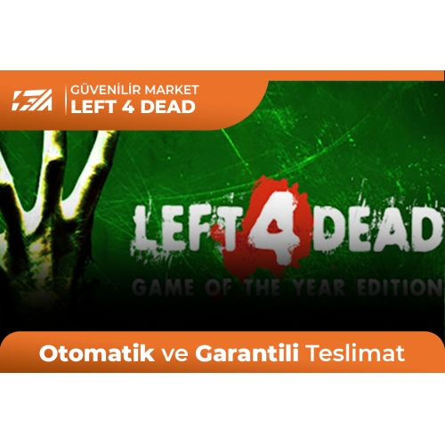  Left 4 Dead + Garanti + Destek